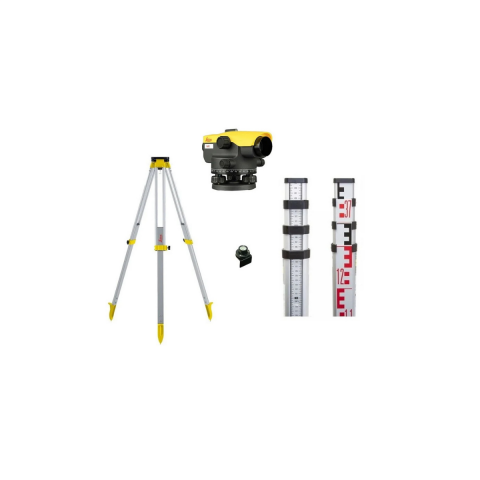 Leica NA332 Optik Nivo Set +RTM01 Tripod+ RMM 05 Mira