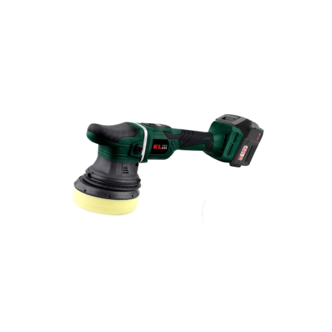 KL Pro KLPS18B 18 Volt Akülü Kömürsüz 125mm Profesyonel Polisaj Makinesi Çift Akülü - 8.0 Ah