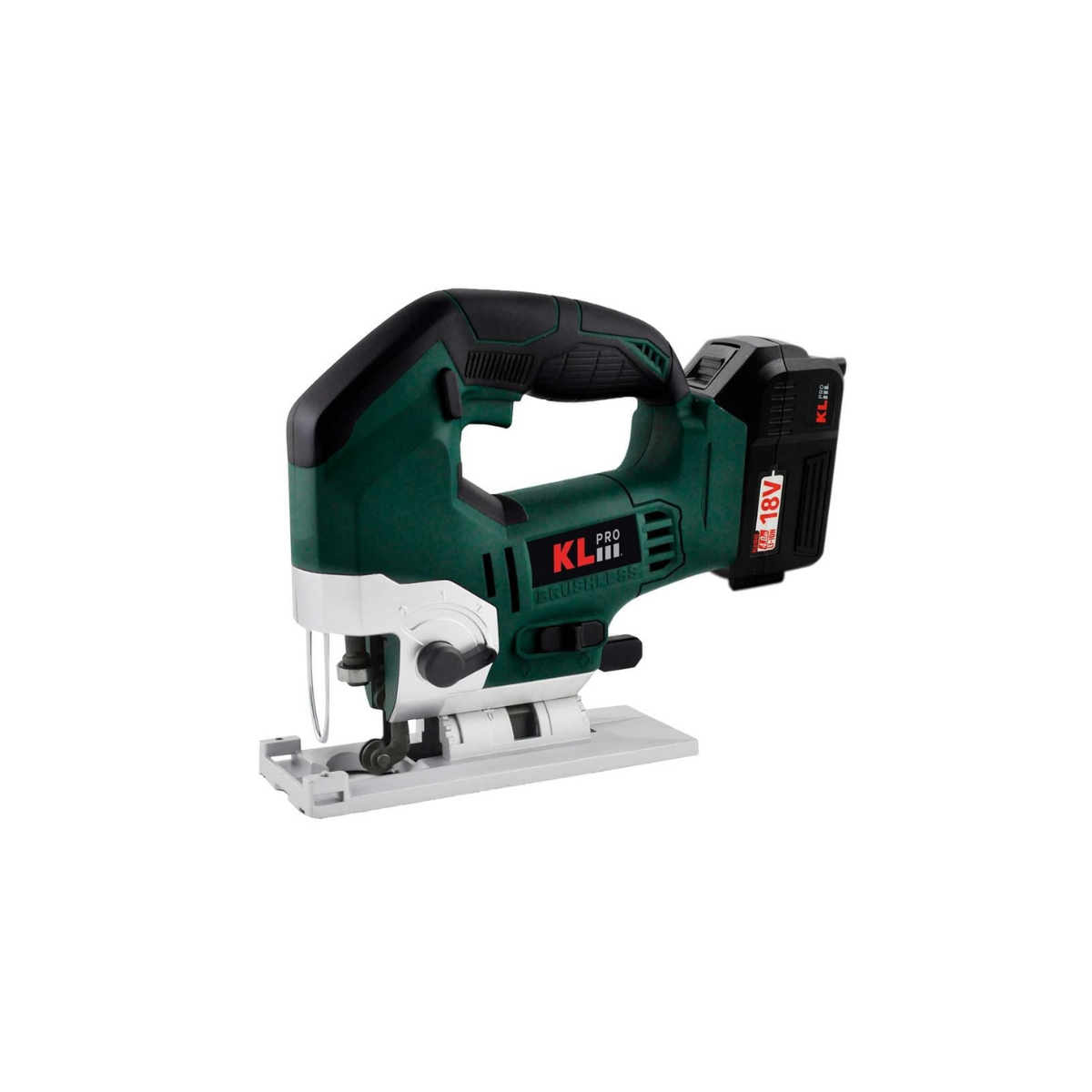 KL Pro KLDT18B 18 Volt Akülü Kömürsüz Dekupaj Testere Çift Akülü - 2.0 Ah