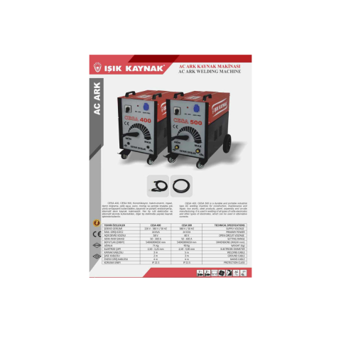 Cesa 400 Ac Kaynak Transformatörü