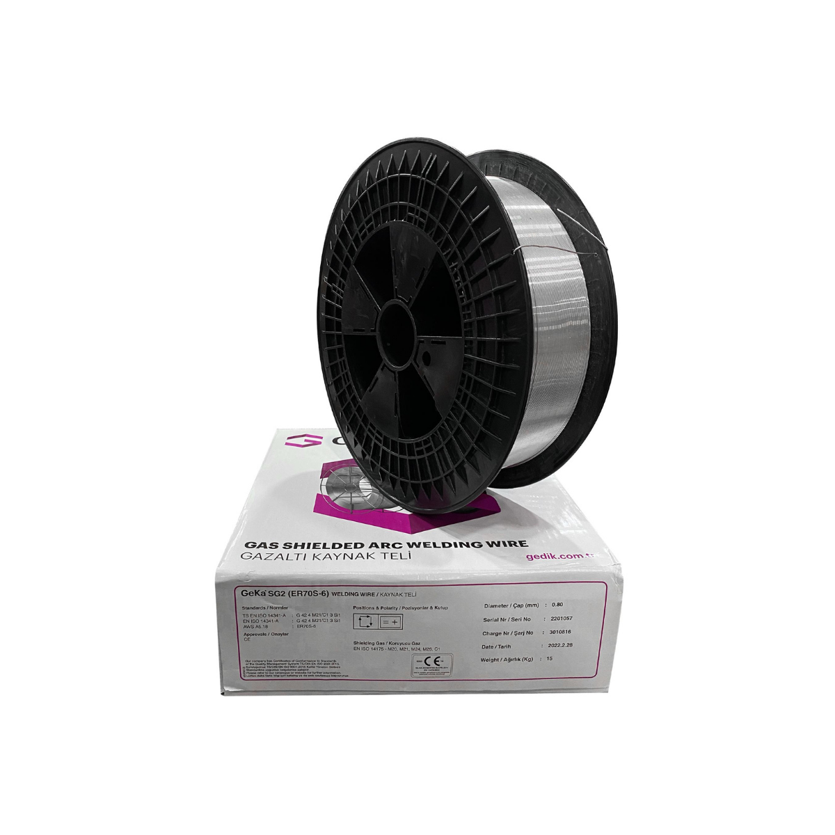 Geka AlSi 5 Alüminyum Gazaltı Kaynak Teli 1.00 Mm