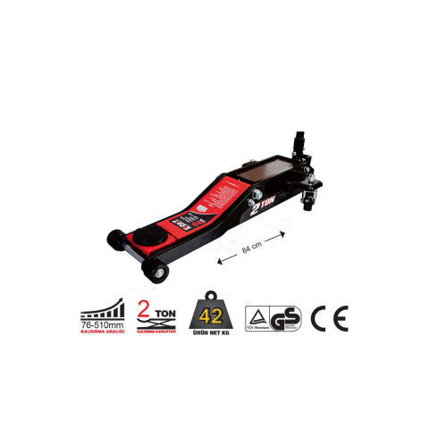 Dht 2 Ton Uzun Şase Garaj Kriko Eko 76x510mm - D12002202