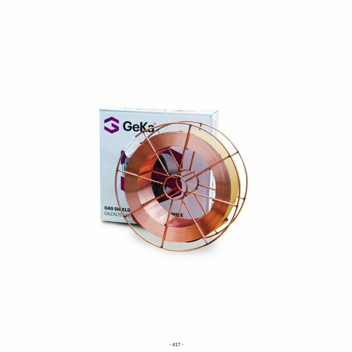 GeKa SG 2 Rutil Mig Gazaltı Kaynak Teli 0.8 MM - 15 KG