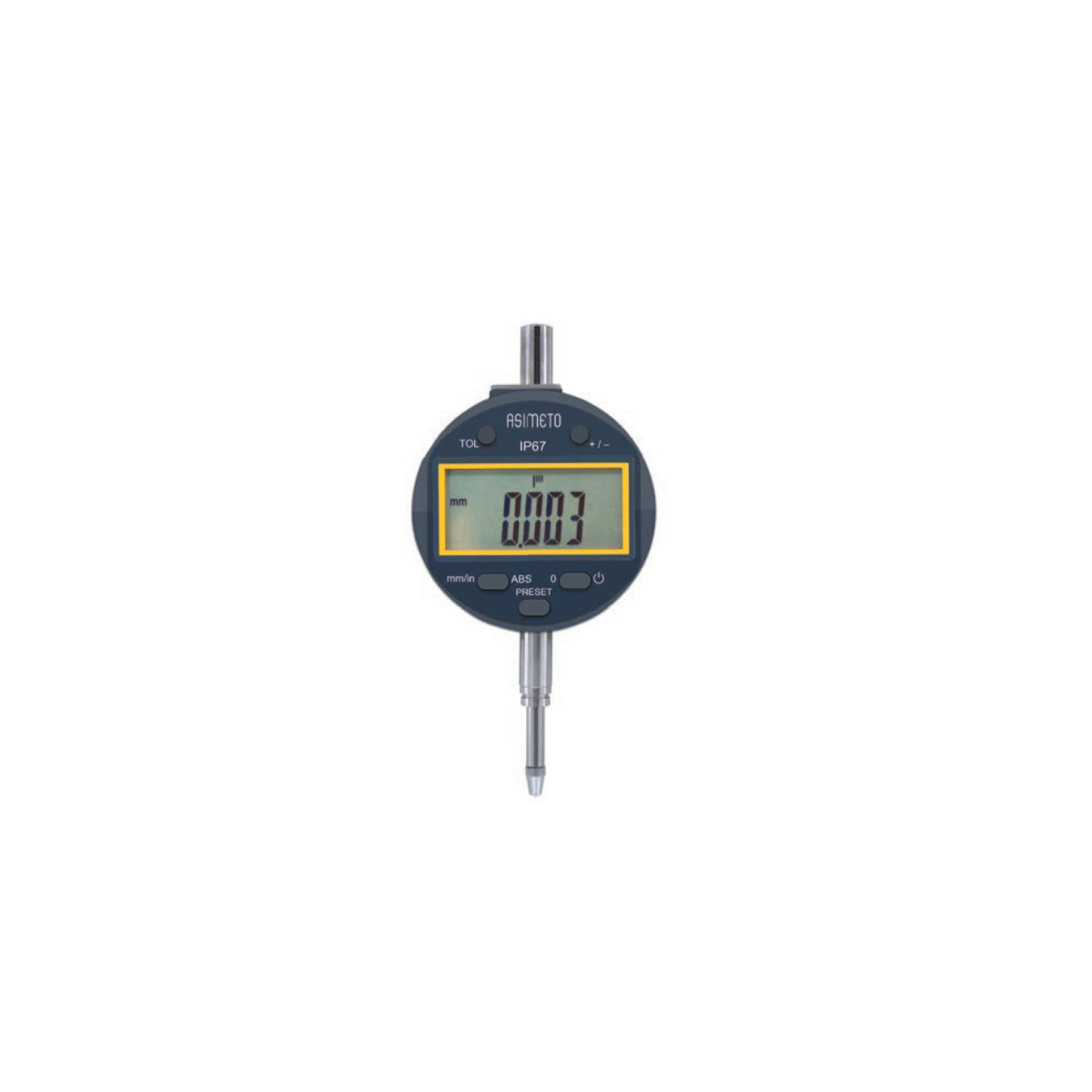 Asimeto AS-408016 0-12.5Mmx0.001 Ip67 Dijital Komparatör Saati