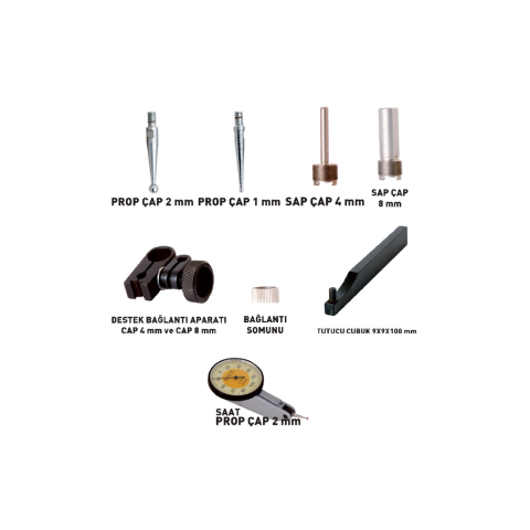 Asimeto Salgı Komparatör Saati Komple Set 0,8 mmx0,01