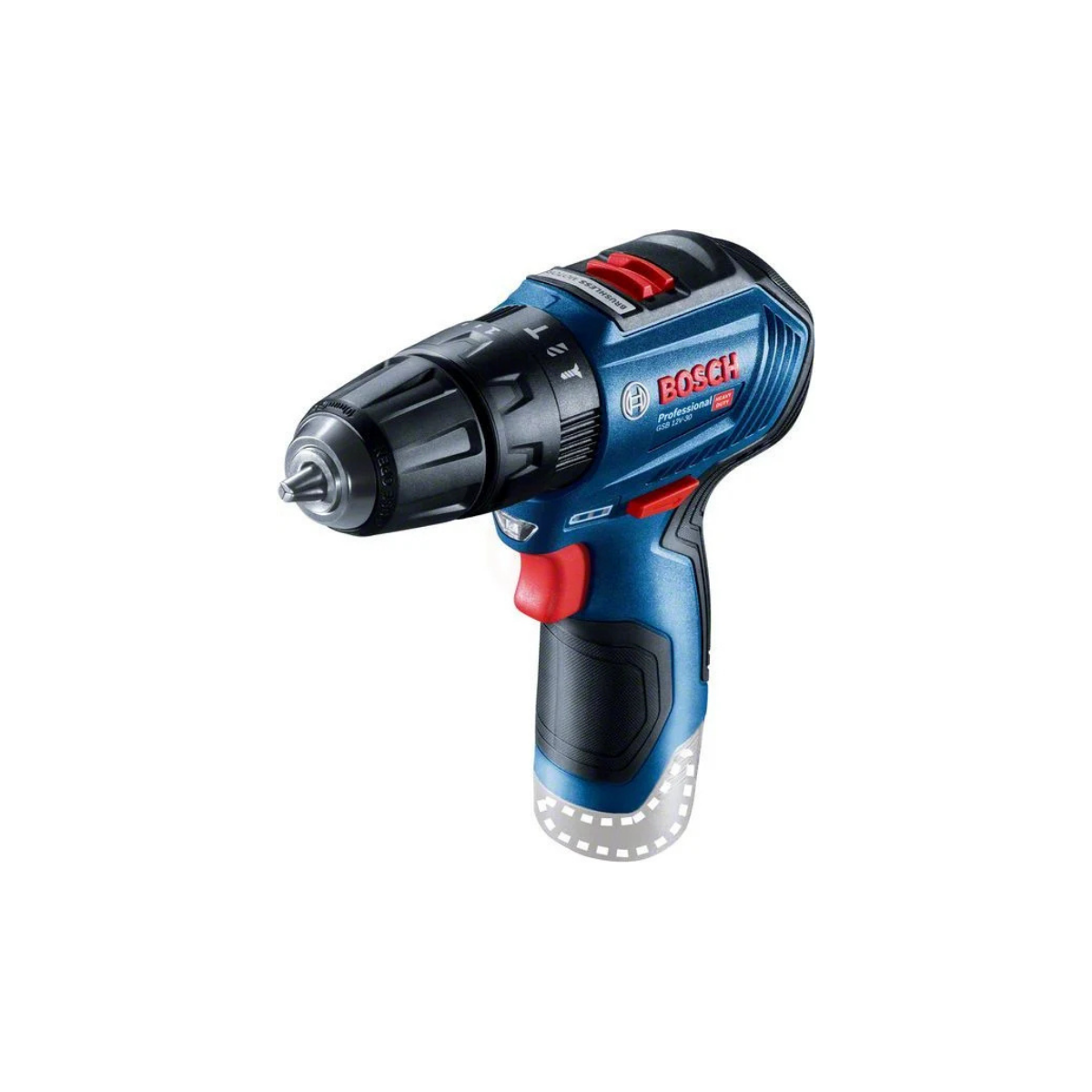 Bosch Akülü Darbeli Vidalama Matkabı GSB 12V-30 (Aküsüz) - 06019G9102