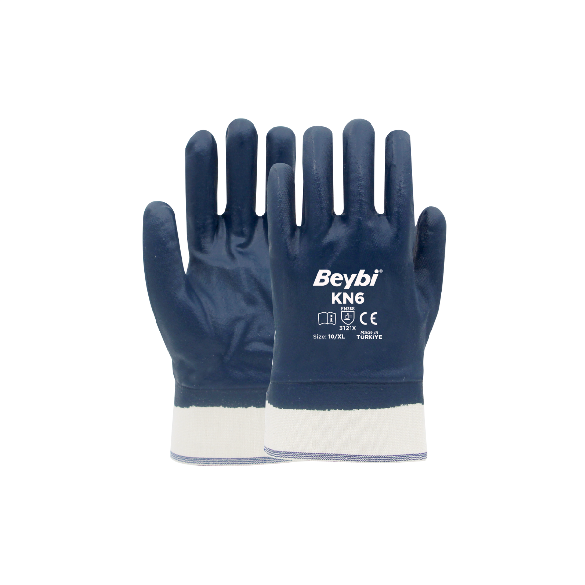 Beybi KN6 Petrolcü Nitril Eldiven - 144 Çift