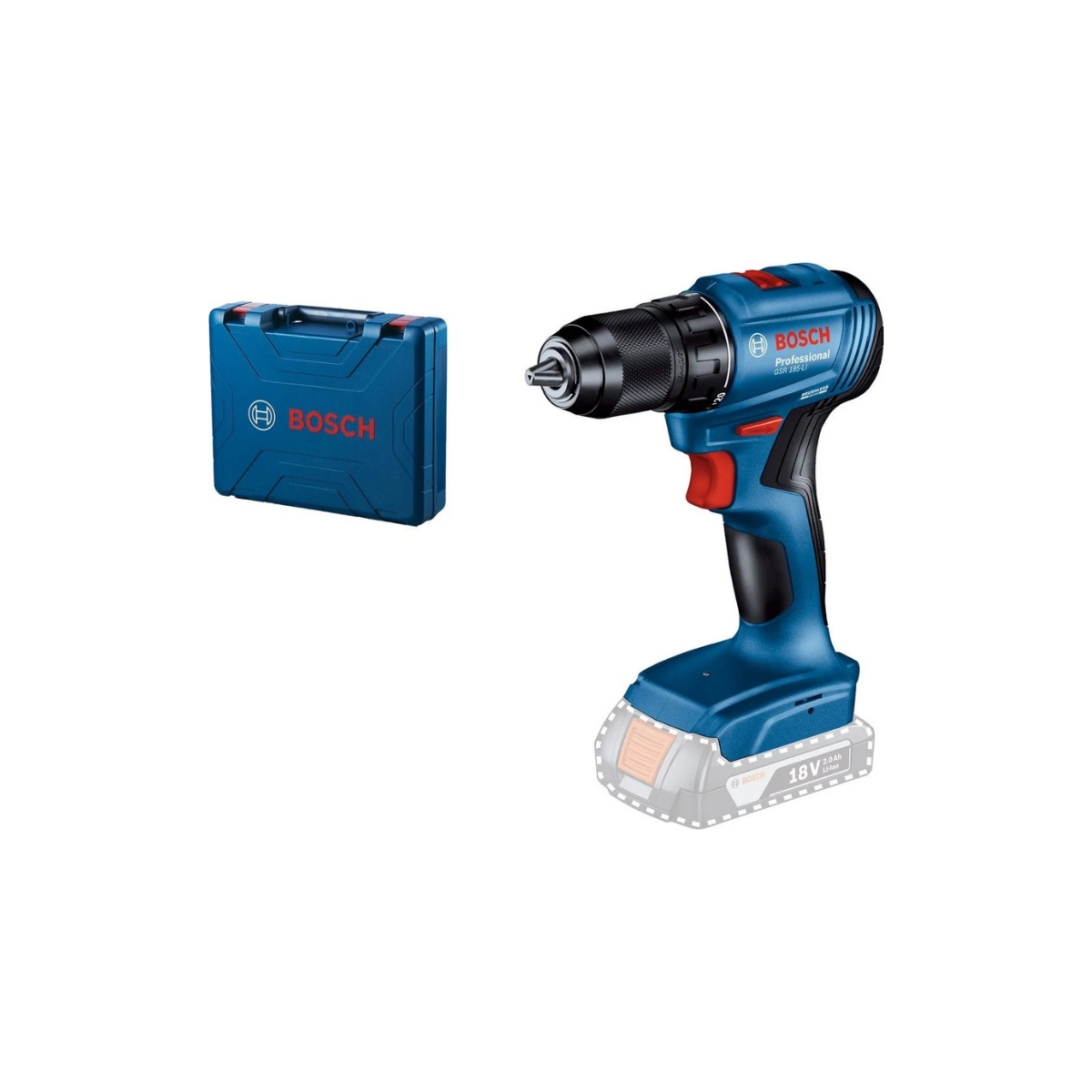 Bosch Akülü Vidalama Matkabı GSR 185-LI (Aküsüz) - 06019K3003