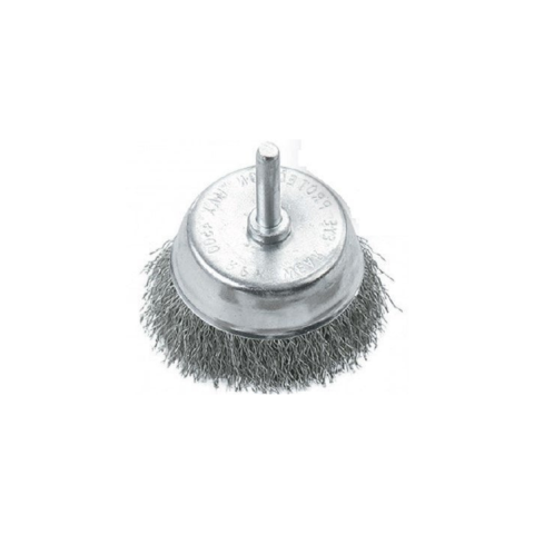 Pimli Çanak Tel Fırça Gri 62 mm - 6 Adet