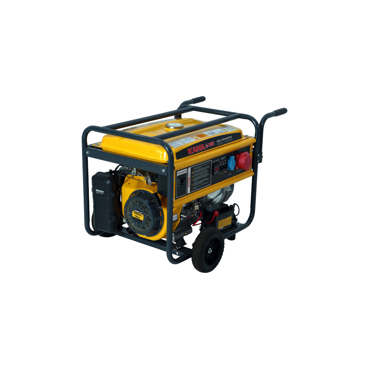 FACTOR KGL10000CE3 10 KVA BENZİNLİ-İPLİ-MARŞLI TRİ JENERATÖR