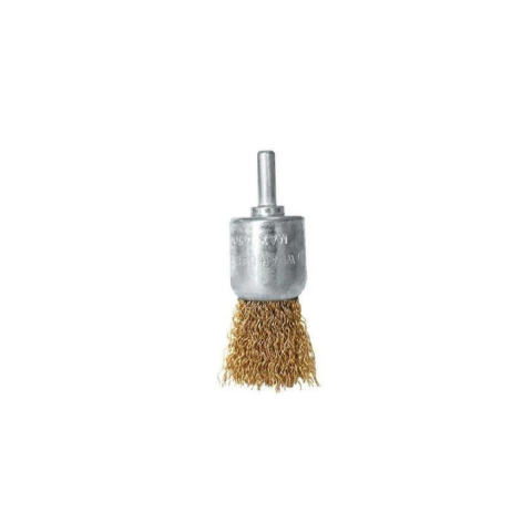 Sarı Pimli Kalem Tel Fırça 12 mm - 10 Adet