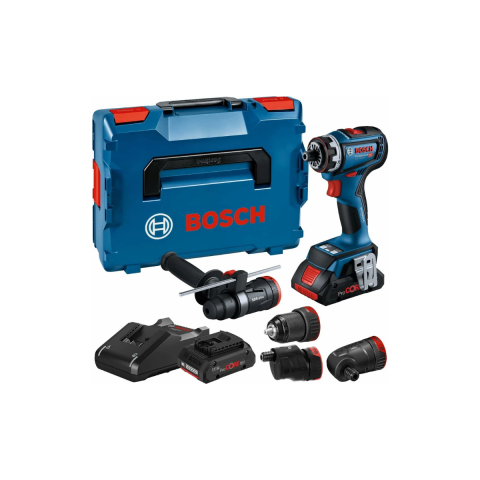 Bosch Akülü Darbeli Vidalama Matkabı GSR 18V-90 FC (2 x 4,0 Ah Akü) - 06019K6200
