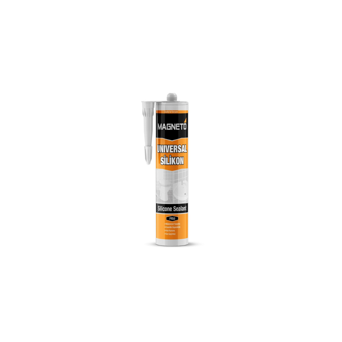 Genel Amaçlı Universal Silikon Beyaz 280 GR - 10 Adet