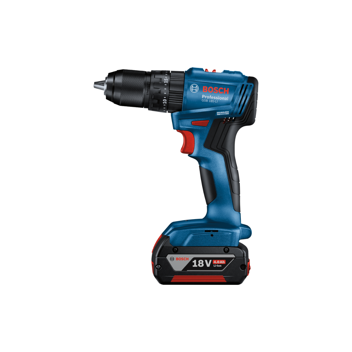 Bosch Akülü Darbeli Vidalama Matkabı GSB 185-LI (2 x 2,0 Ah Akü) - 06019K3100