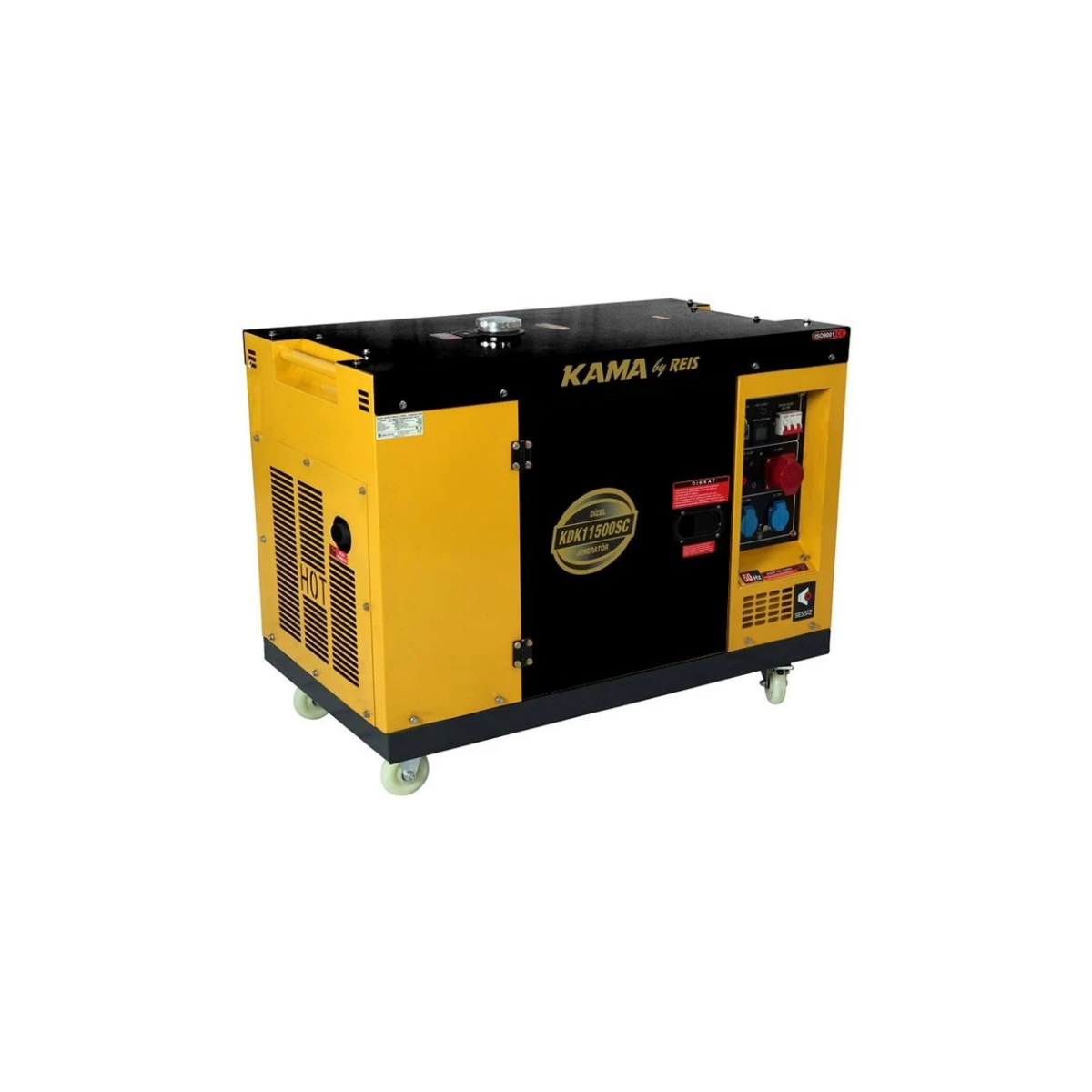 Kama KDK 11500 SC 11 kVA Monofaze Kabinli Dizel Jeneratör