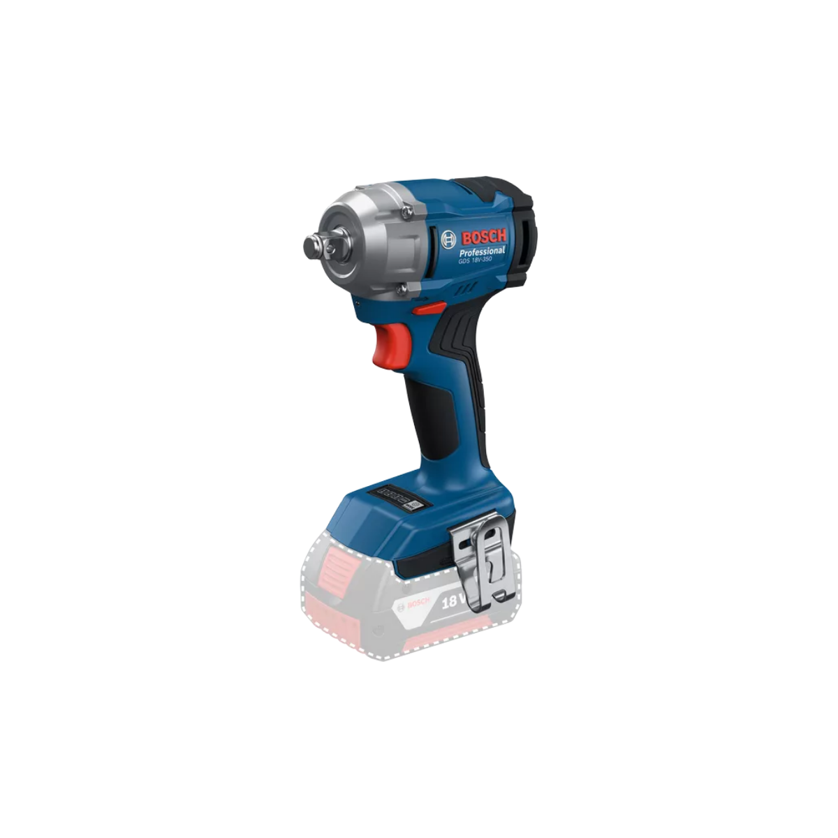 Bosch Akülü Darbeli Somun Sıkma GDS 18V-350 (Aküsüz) - 06019M5020