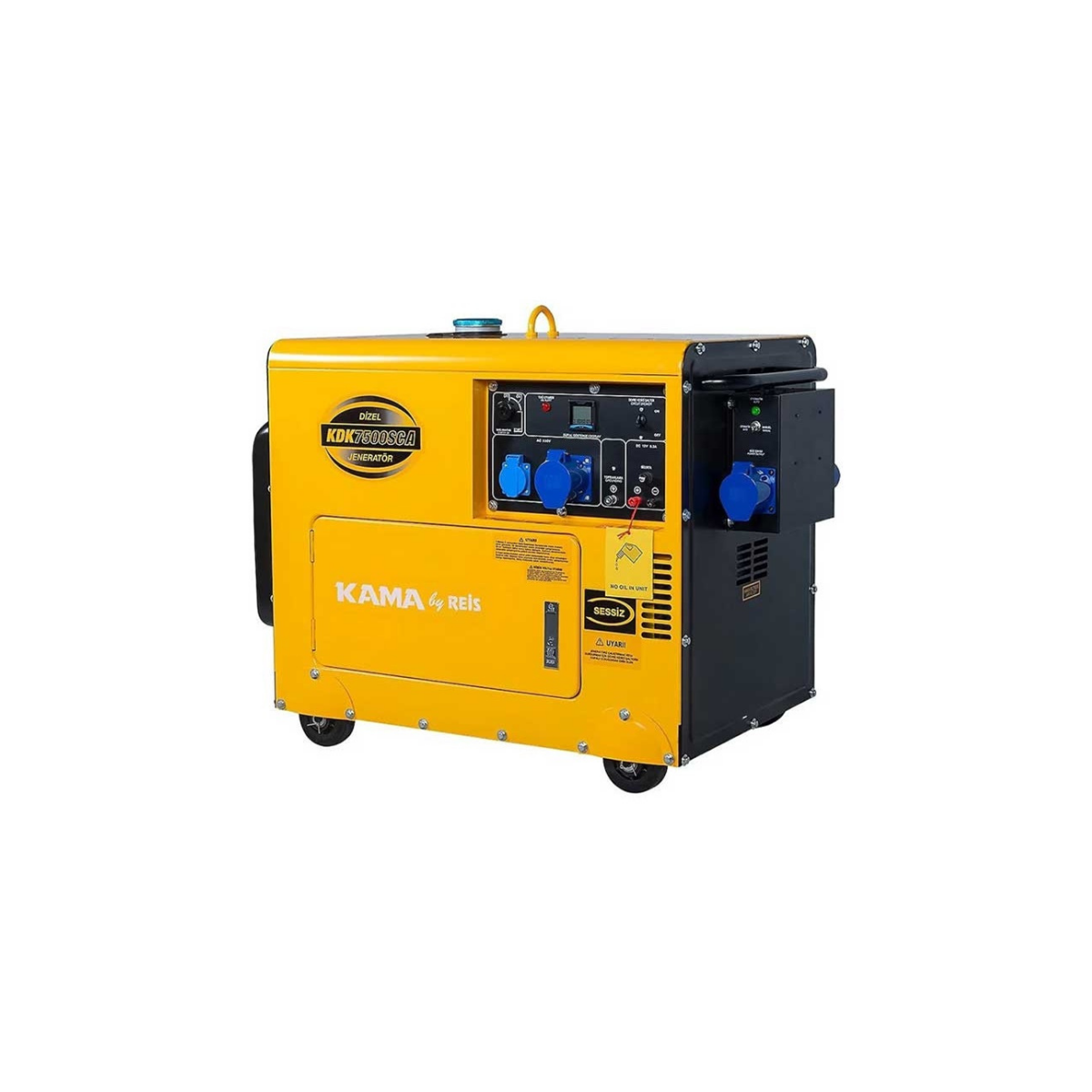Kama KDK7500SCA 5.5 kW Marşlı Otomatik Dizel Jeneratör