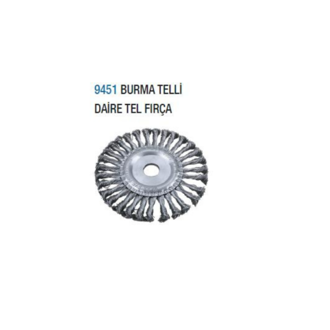 Burma Telli Daire Fırça