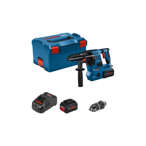 Bosch Akülü Kırıcı Delici Makine GBH 18V-28 CF (2 x 8,0 Ah Akü) - 0611921002