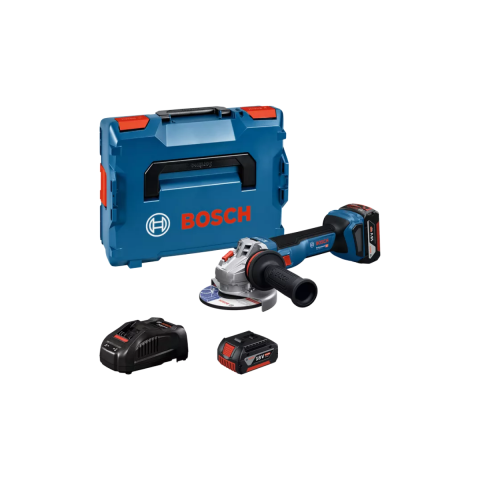 Bosch Gws 18V-11 S Akülü Taşlama Makinesi 125 mm ( 2x5.0 Ah Akü ) - 06019N4000