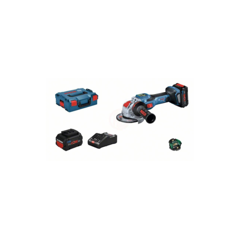 Bosch Akülü Avuç Taşlama Makinesi X-Lock GWX 18V-15 SC (2 x 8,0 Ah Akü) (125 mm) - 06019H6501