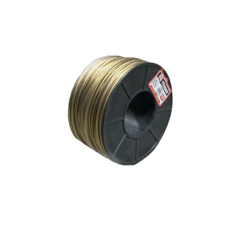 Şeffaf İzoleli Çelik Halat 4 MM 200 Metre