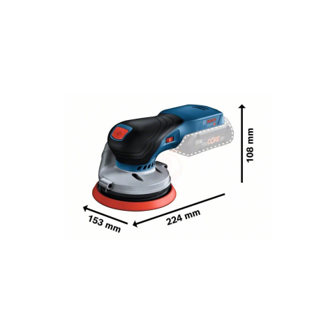 Bosch Akülü Zımpara Makinesi Eksantrik GEX 18V-125 (Aküsüz) - 0601372201
