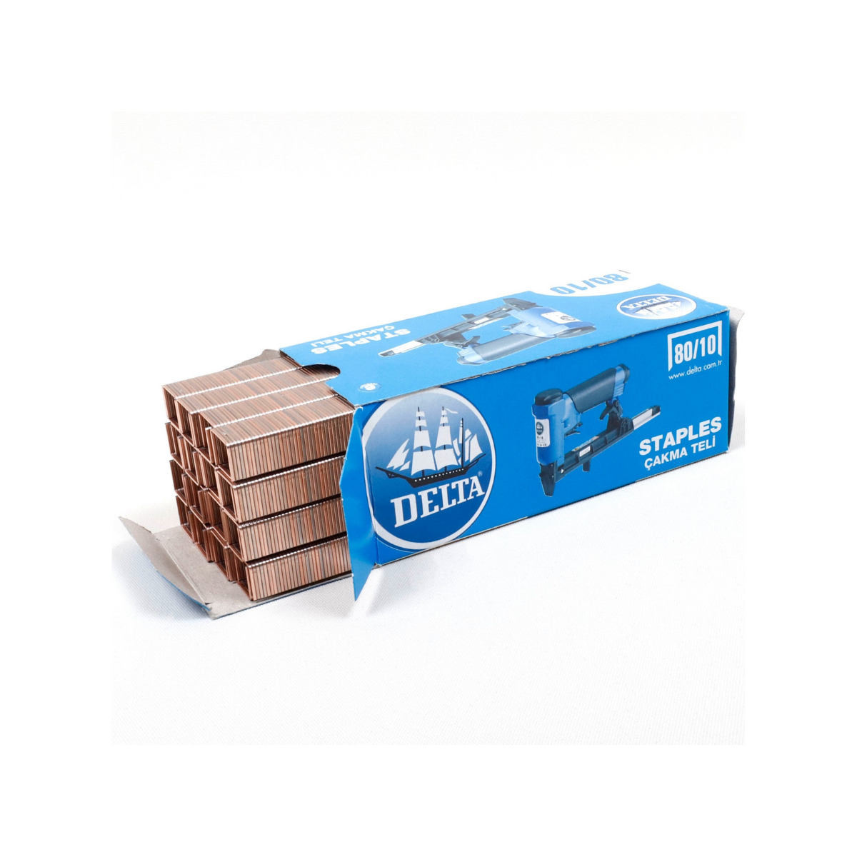 Delta Zımba Teli 80/10 ( 4000 Adet) - 30 Paket