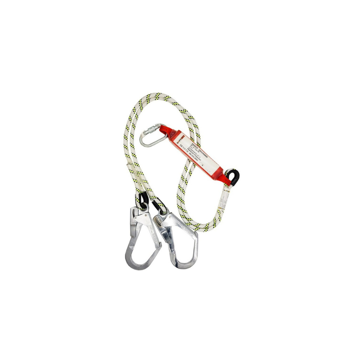 Safeset Çift Kollu Statik Halatlı Lanyard