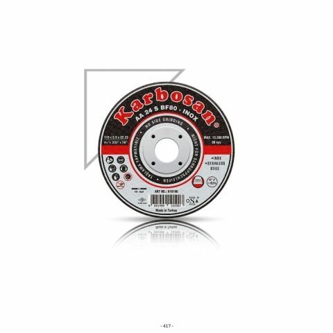 Karbosan Paslanmaz Kesme Taşı 180x1.9 - 25 Adet