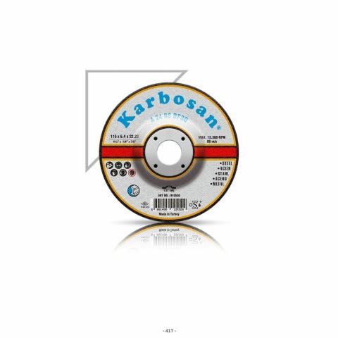 Karbosan Metal Taşlama Taşı 230x6.4 - 10 Adet