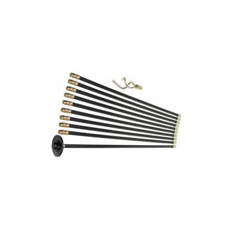 Super-Ego SEKT10 1mx10 Esnek Kanal Temizleme Çubukları Seti