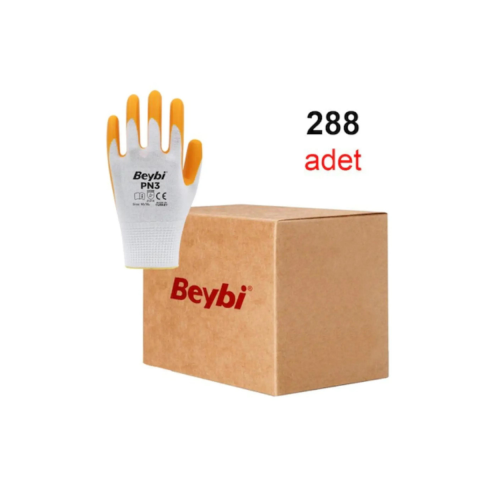 Beybi PN3 Naylon Nitril Eldiven No:10 - 288 Çift