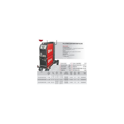 Hanker Pro-GTAW 320P AC/DC Tig Kaynak Makinesi Su Soğutmalı