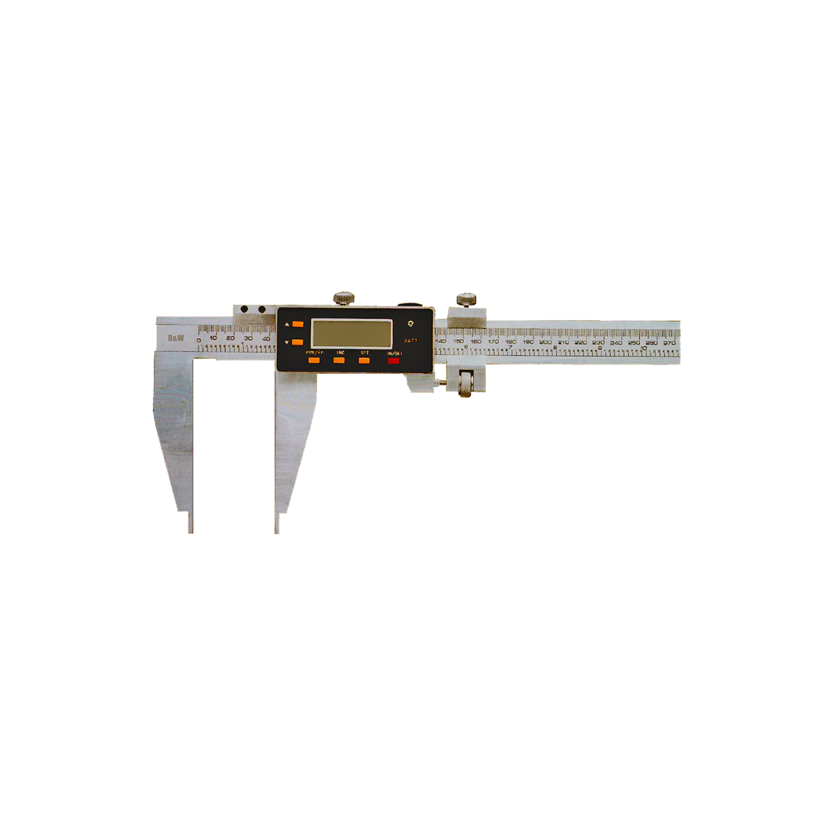 Dijital LCD Ekran Uzun Tek Çene Büyük Kumpas 0 - 600 mm * 100 mm