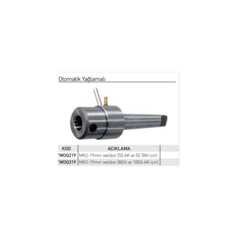 Turcoboor TWOQ319 MK3-19mm Manyetik Matkap Mandreni
