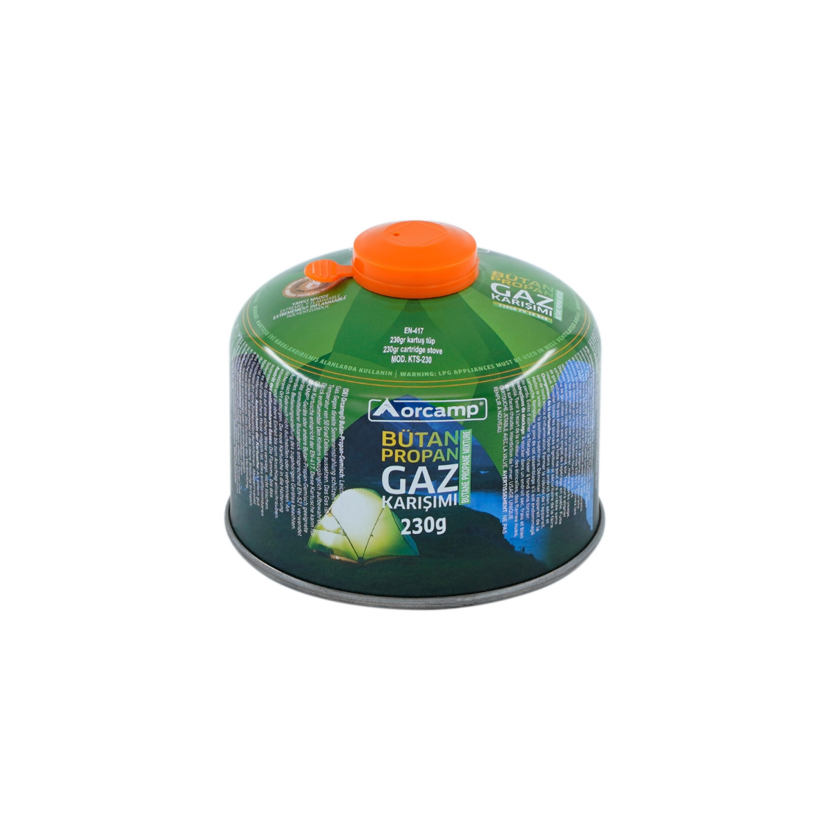 Orcamp Gaz Kartuşu (Tüp) 230 Gr (KTS-230)