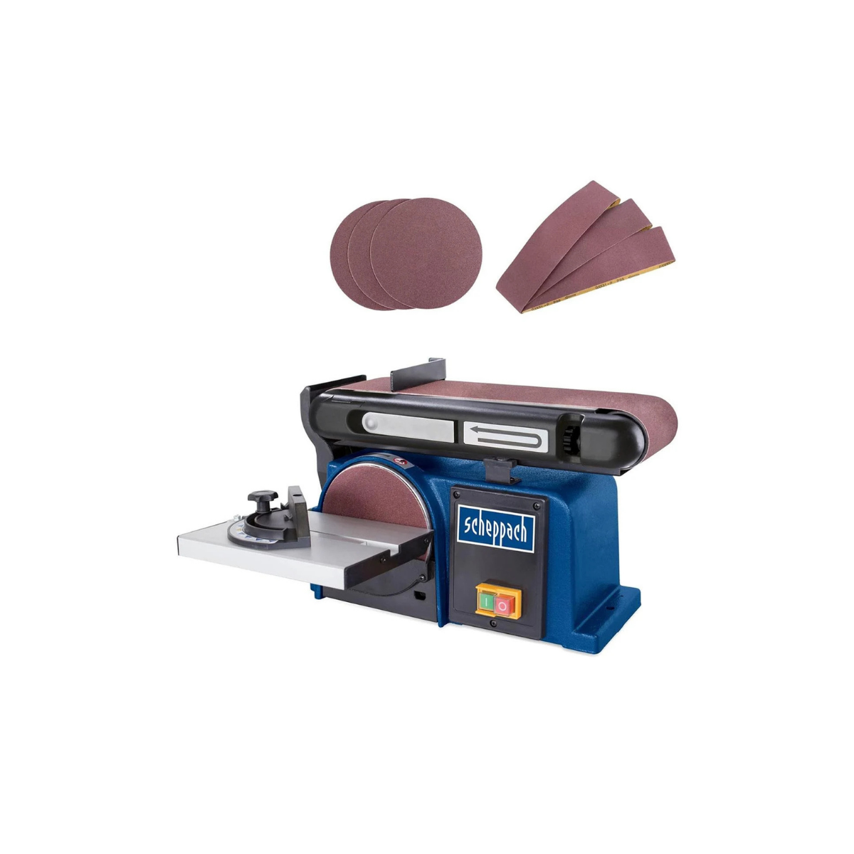 Scheppach BTS900 Bant ve Disk Zımpara Makinesi 370 Watt