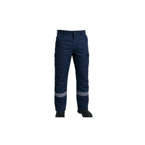 Kışlık İşçi Pantolonu Lacivert XXL Beden
