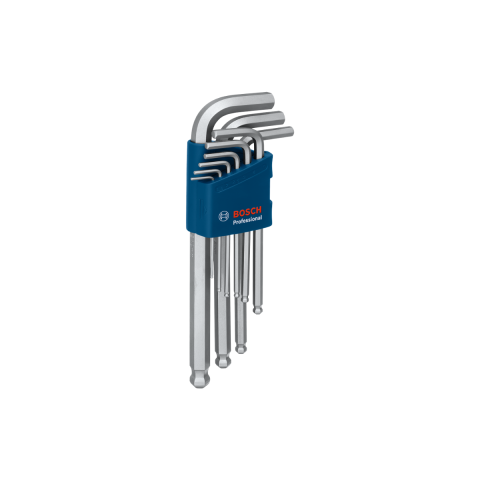 Bosch Profesyonel Alyan Anahtar Takımı Hex 9 Parça (1,5-10 Mm) - 1600A01TH5
