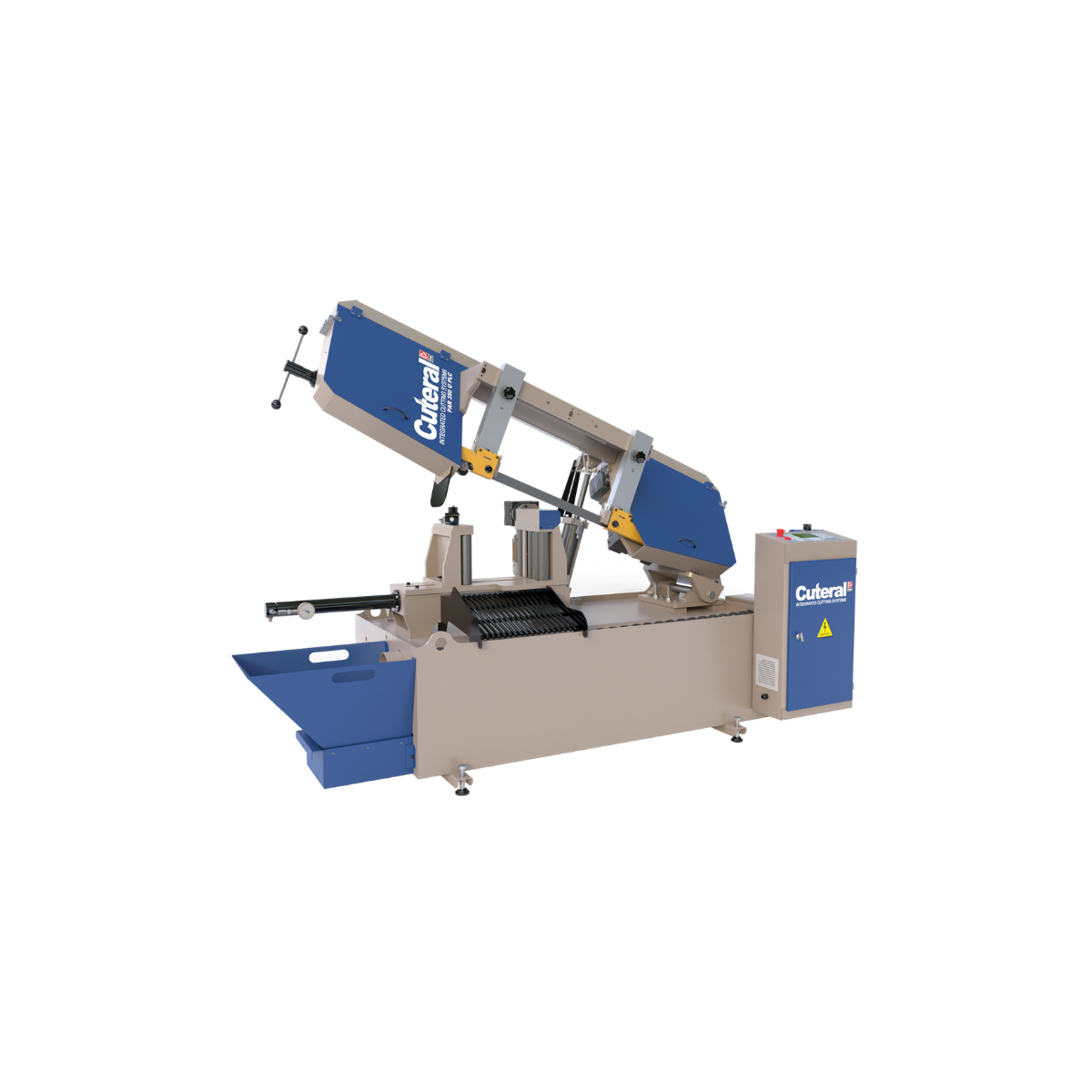 Cuteral PAR 350 U PLC Tam Otomatik PLC Kontrollü Testere Tezgahı