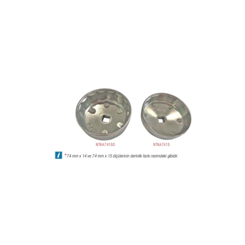 Nt Tools 1/2 Alüminyum Tas Tipi Filtre Sökme Anahtarı - Fiat-Renault-Citroen-Mercedes