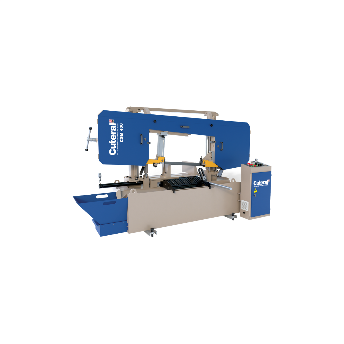 Cuteral CSM 400 Yarı Otomatik Hidrolik Sütunlu Testere Tezgahı