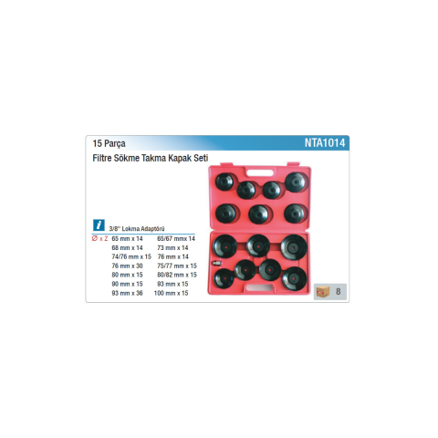Nt Tools NTA1014 - Filtre Sökme Takma Kapat Seti