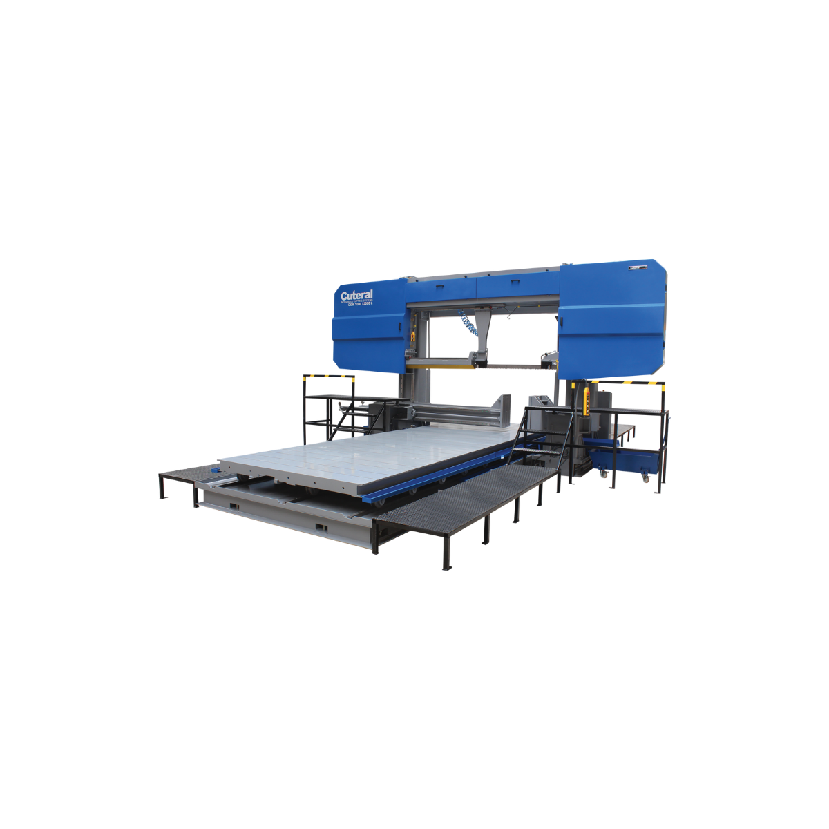 Cuteral CSM 1000 2000 L Yarı Otomatik Hidrolik Sütunlu Testere Tezgahı