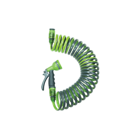 DAYE DY5910S Spiral Bahçe Sulama Hortum Seti 10 mt