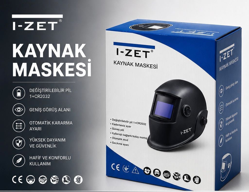 I-ZET COLORMATİK  KAYNAK MASKESİ