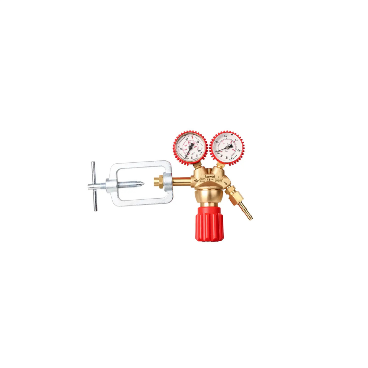 Kasweld 2156 SM Kelepçeli Asetilen Basınç Düşürücü