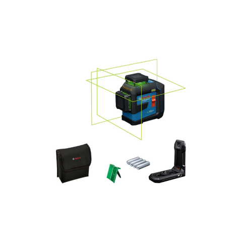 Bosch GLL 80-33 G Kalem Pilli 3 x 360° Yeşil Çizgi Lazeri 0601065500