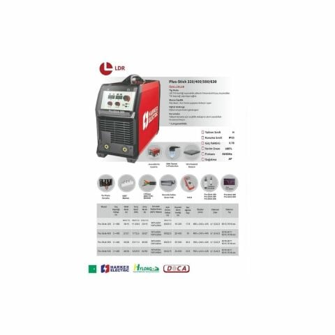 Hanker Pro-Stick 320 ''Trifaze'' 320A Inverter Elektrot Kaynak Makinesi